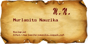 Murlasits Nauzika névjegykártya